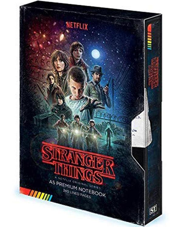 Stranger Things VHS A5 Notebook
