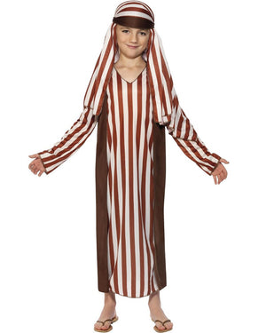 Striped Shepherd Robe Kids Costume
