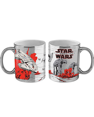 Star Wars AT AT Metallic Silver Mug