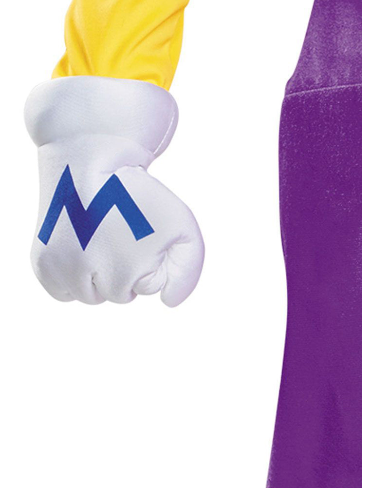 Super Mario Bros Wario Deluxe Boys Costume