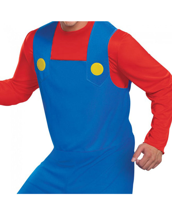 Super Mario Brothers Mario Classic Mens Costume