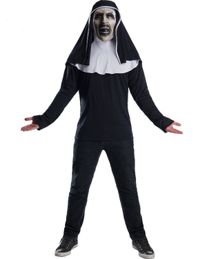 The Nun Mens Costume Top and Mask
