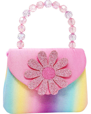 The Pixie Fantasy Glittering Daisy Rainbow Hard Handbag