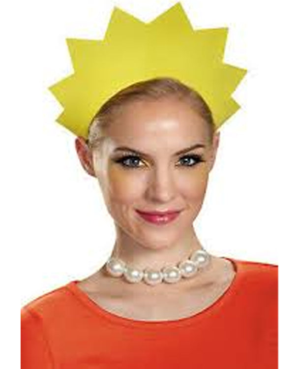 The Simpsons Lisa Adult Headband and Necklace Set