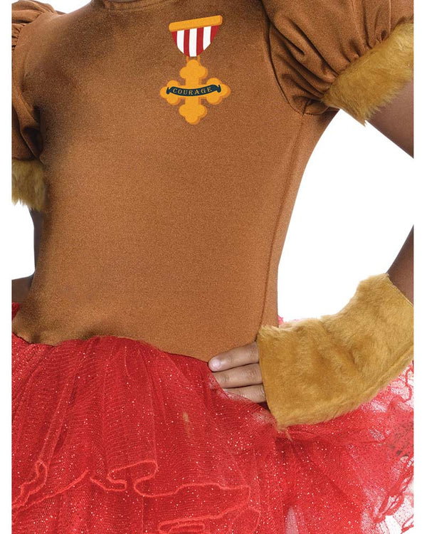 The Wizard of Oz Cowardly Lion Girls Costume