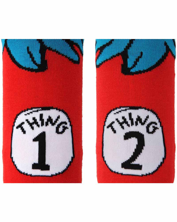 Dr Seuss Thing 1 and 2 Kids Socks