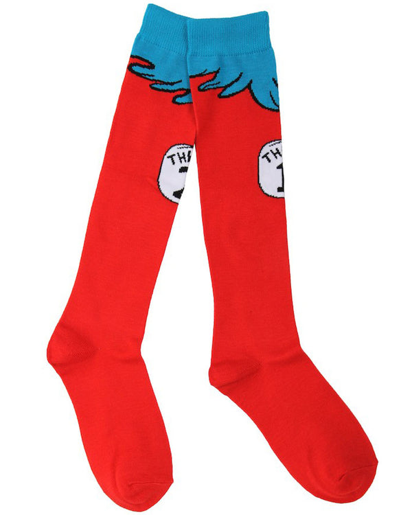 Dr Seuss Thing 1 and 2 Kids Socks