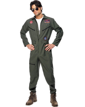 Top Gun Jumpsuit Mens Costume