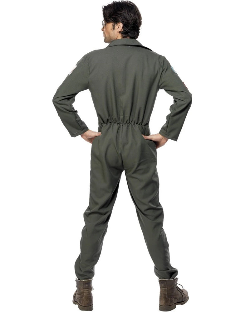 Top Gun Jumpsuit Mens Costume