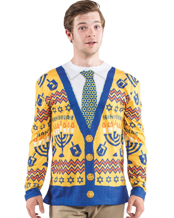 Ugly Hanukkah Mens Christmas Sweater
