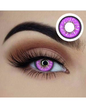 Ultra Violet 14mm Purple Contact Lenses with Case