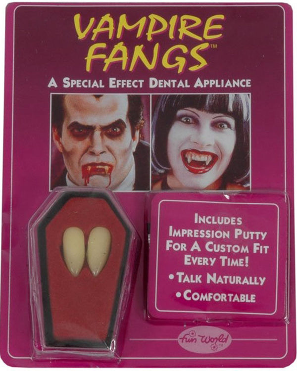 Vampire Fangs with Adhesive