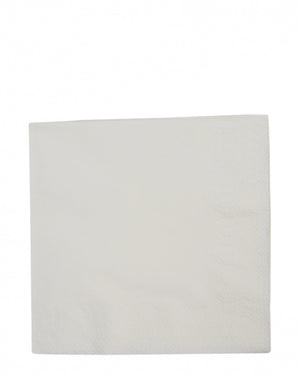 White Lunch Napkins Pack of 40