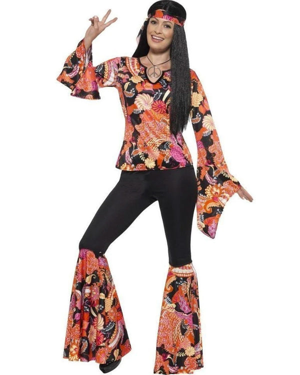 60s Willow the Hippie Womens Plus Size Costume