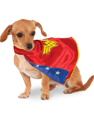 Wonder Woman Cape Pet Costume