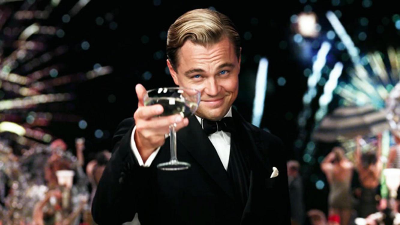 Image of Leonardo Di Caprio from the movie The Great Gatsby
