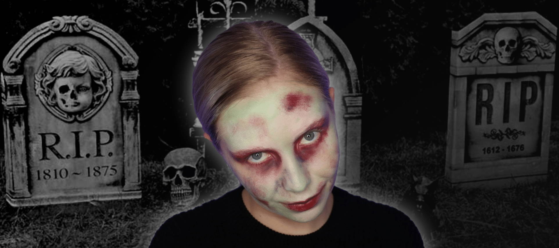 Zombie Face Paint Tutorial For Halloween