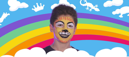 Lion Face Painting For Book Week