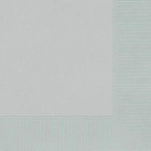 Silver Lunch Napkins Pack of 40