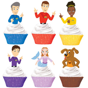 The Wiggles Party Cupcake and Picks Pack of 12