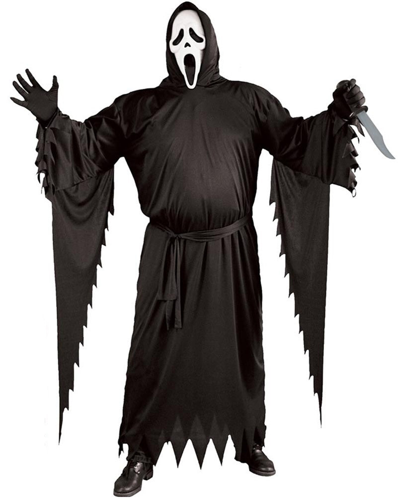 Scream Ghost Face Adults Plus Size Costume Bundle