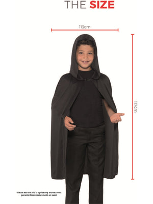 Black Hooded Cape