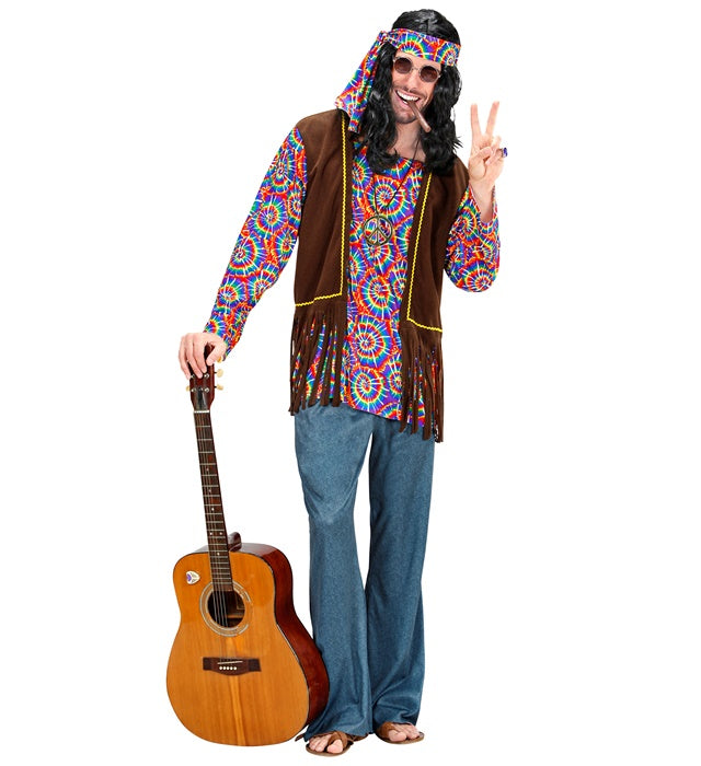 60s Psychedelic Hippie Man Mens Costume
