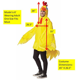 Yellow Chicken Adult Costume