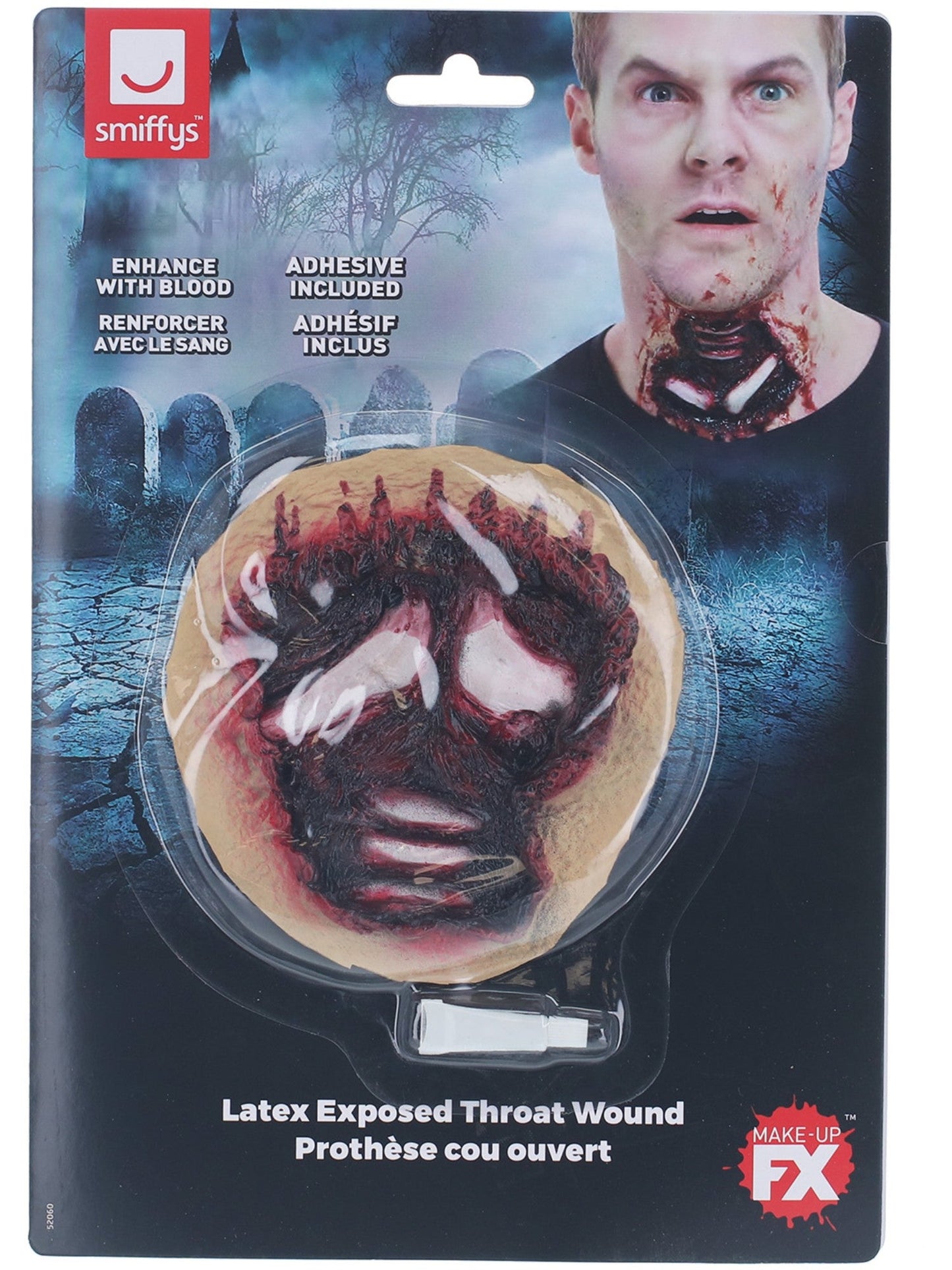 Exposed Throat FX Appliance Transfer Prosthetic Wound