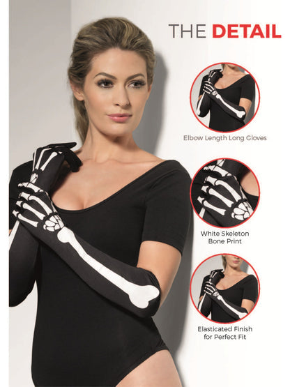 Black Skeleton Gloves