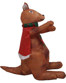 Kangaroo Christmas Lawn Inflatable 80cm