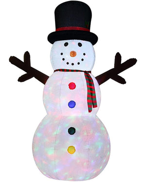 Snowman with LEDs Christmas Lawn Inflatable 2.4m