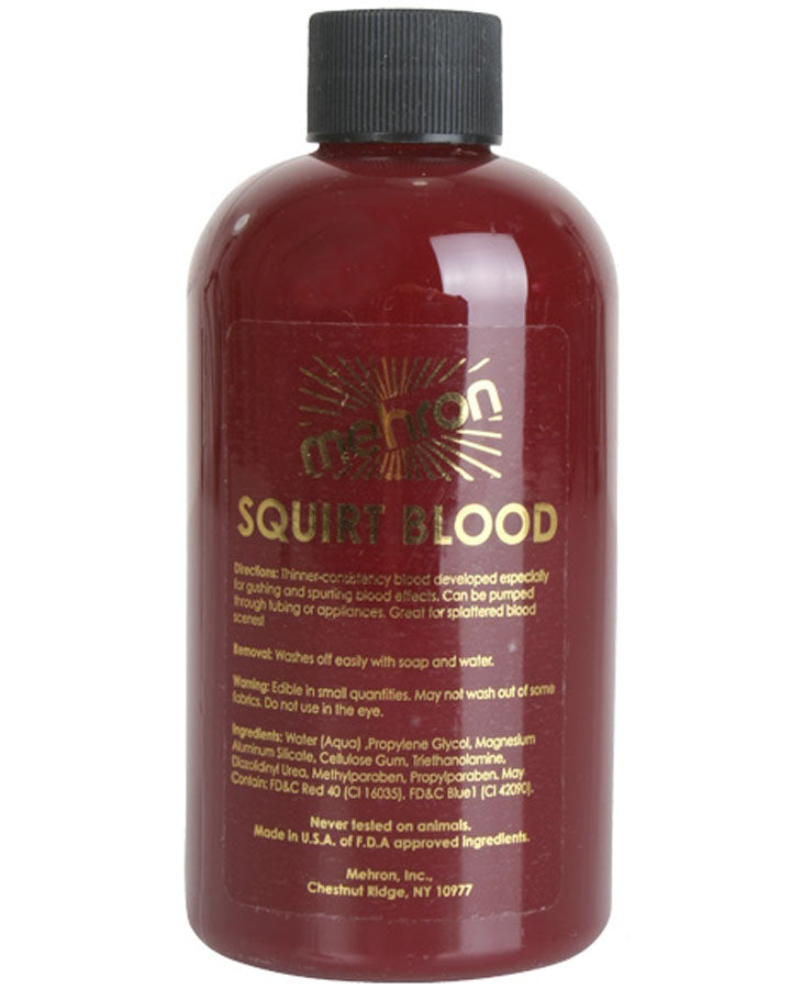 Mehron Bright Red Arterial Squirt Blood For Halloween