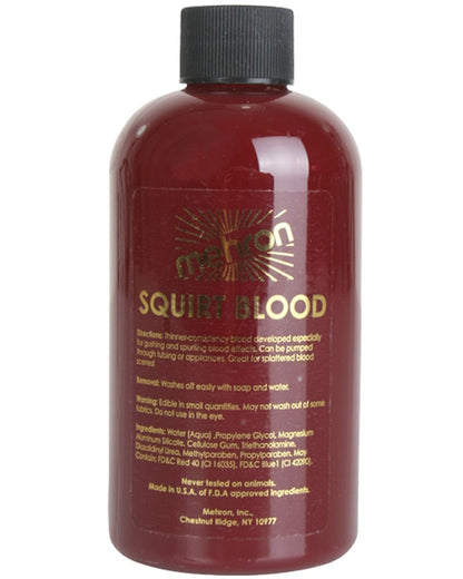 Mehron Bright Red Arterial Squirt Blood For Halloween