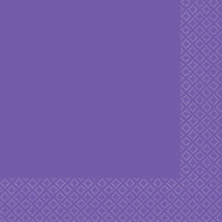 New Purple 2ply Dinner Napkins Pack of 40