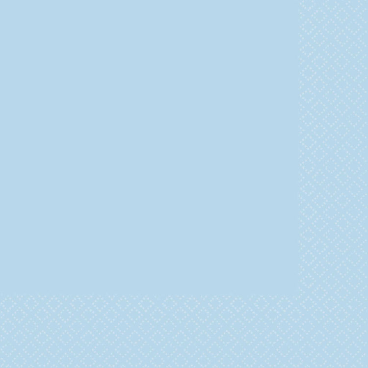 Pastel Blue 2ply Lunch Napkins Pack of 40