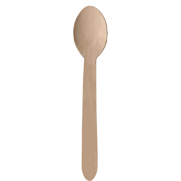 Wooden Spoon Pack of 20 Natural