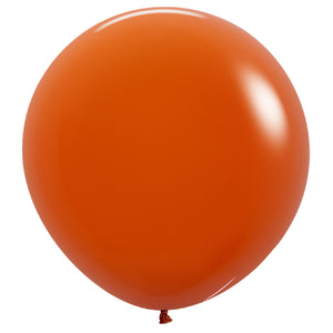 60cm Fashion Sunset Orange Latex 0