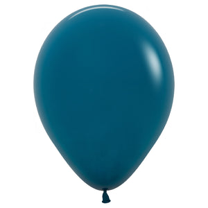Sempertex 30cm Fashion Deep Teal Latex Balloons 035 Pack of 25