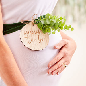 Botanical Baby Mummy To Be Sash