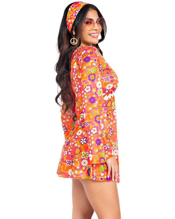 1960s Hippie Chick Womens Costume