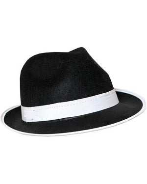 20s Black and White Hat