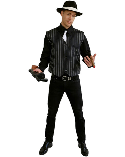 20s Gangster Vest Mens Costume