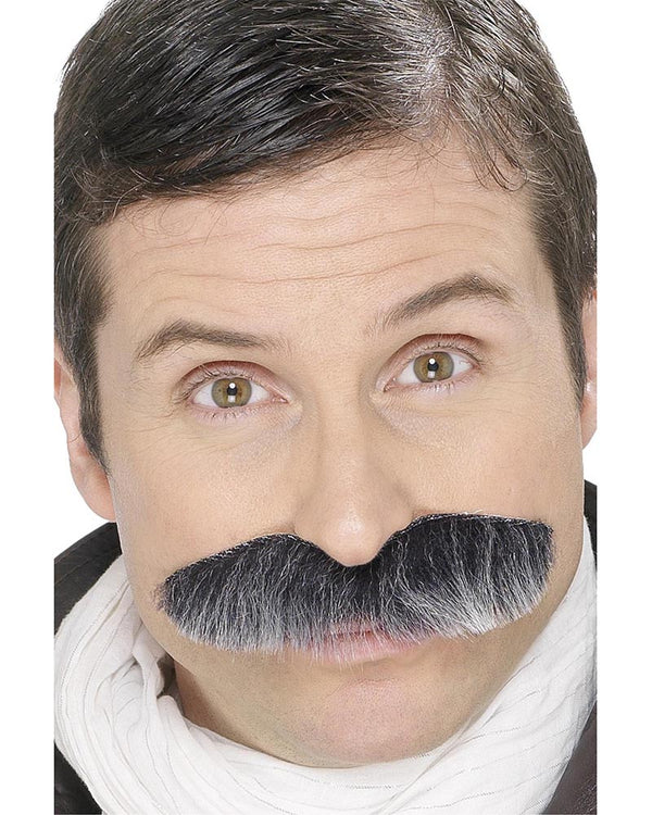 20s Squadron Leader Grey Moustache