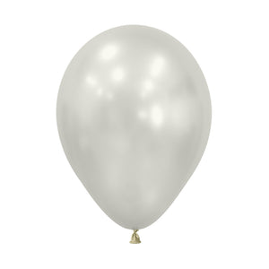 Sempertex 30cm Silk Oyster White Latex Balloons 806 Pack of 25