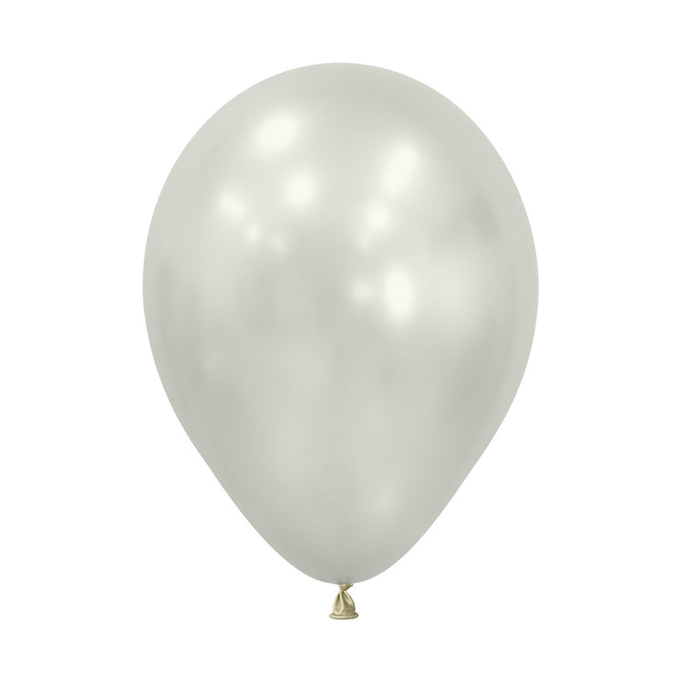 Sempertex 30cm Silk Oyster White Latex Balloons 806 Pack of 25