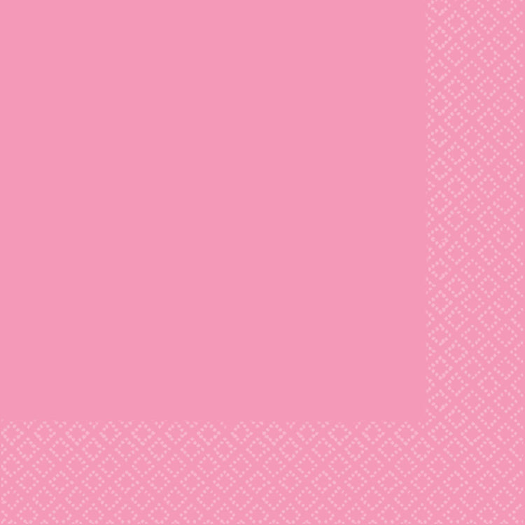 New Pink 2ply Dinner Napkins Pack of 40