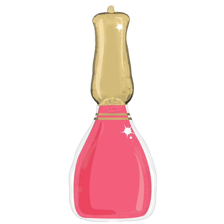 SuperShape XL Spa Party Nail Polish Bottle Foil Balloon