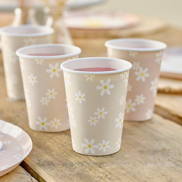 Ditsy Daisy Cups