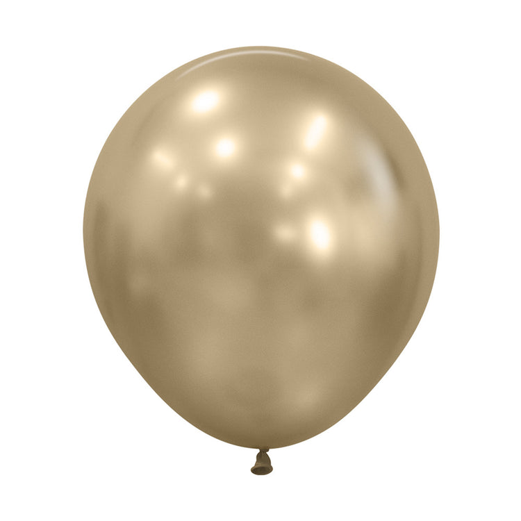 Sempertex 45cm Silk Gold Dust Latex Balloons 870 Pack of 6